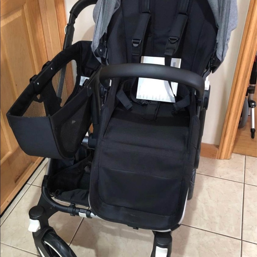 Bugaboo donkey stroller. This stroller can be use as single or double stroller.